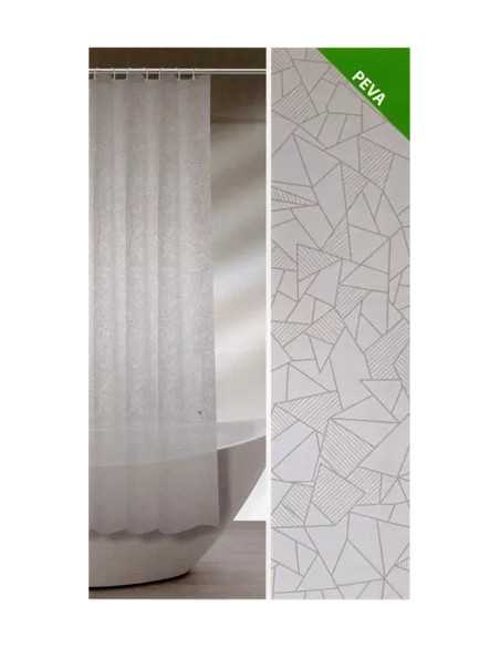 TENDA DOCCIA VINILE MOSAICO BIANCO - FERIDRAS | Utensili Store