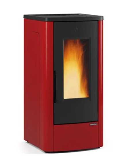 STUFA PELLET DAHIANA NORDICA BORDEAUX - Nordica | Utensili Store