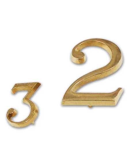 NUMERO 4 IN OTTONE - Senza Marca | Utensili Store