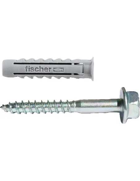TASSELLO NYLON FISCHER SX 8 BM C/VITE TESTA FLANGIATA - FISCHER | Utensili Store
