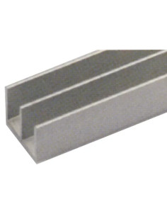 PROFILO ALLUMINIO CANALINO DOPPIA U - ARCANSAS