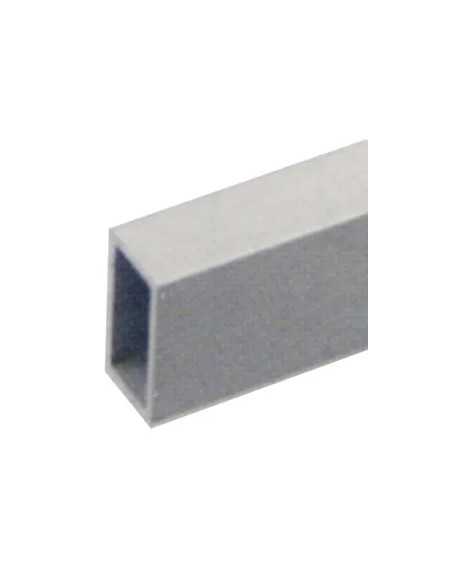 PROFILO ALLUMINIO TUBO RETTANGOLARE 2MT ARGENTO - ARCANSAS | Utensili Store