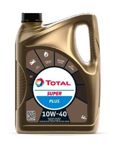 OLIO PER MOTORE AUTO TOTAL 10W40 SUPER PLUS - Senza Marca | Utensili Store