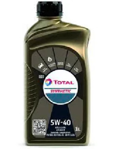 OLIO PER MOTORE AUTO TOTAL 5W40 SYNTHETIC - Senza Marca