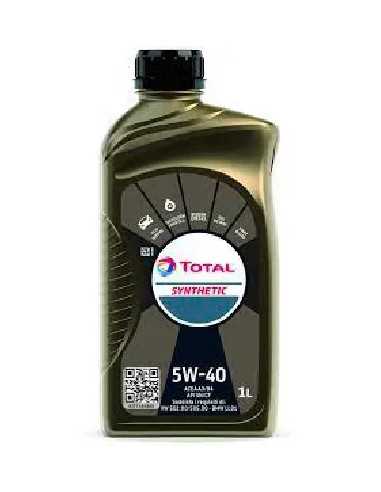 OLIO PER MOTORE AUTO TOTAL 5W40 SYNTHETIC - Senza Marca | Utensili Store
