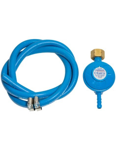 REGOLATORE GAS IN KIT CON TUBO TARATURA FISSA 'CAMPINGAZ' - CAMPINGAZ