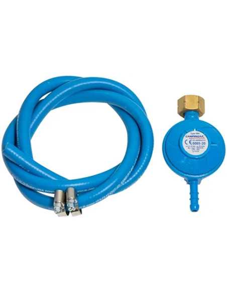 REGOLATORE GAS IN KIT CON TUBO TARATURA FISSA 'CAMPINGAZ' - CAMPINGAZ | Utensili Store