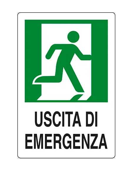 SEGNALETICA SICUREZZA USCIATA EMERGENZA - STAMPLAST | Utensili Store