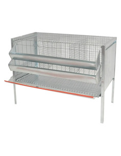 GABBIA GALLINE OVAIOLE TRE CELLE - MG GABBIE