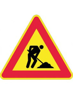 SEGNALETICA LAVORI FIG 383 TRIANGOLO - Senza Marca