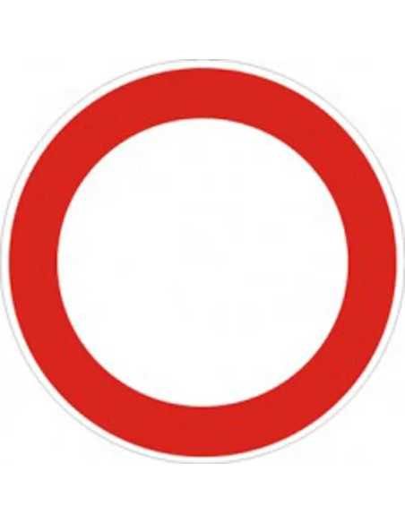 SEGNALETICA DIVIETO DI TRANSITO FIG 46 CERCHIO - Senza Marca | Utensili Store