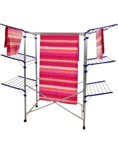 STENDIBIANCHERIA CAVALLETTO ALLUMINIO PEGASUS - Senza Marca