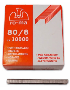 PUNTI FISSATRICE PNEUMATICA MEK80 GALVANIZZATI CF10000 - MAESTRI