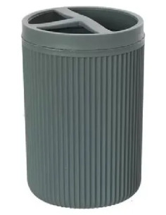 PORTASPAZZOLINO IN PLASTICA GRIGIO - FERIDRAS