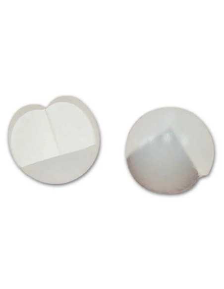 PARASPIGOLO ADESIVO SFERICO GOMMA BIANCO - Senza Marca | Utensili Store