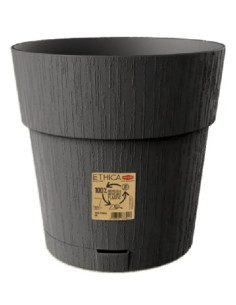 VASO ETHICA GRIGIO CON RISERVA ACQUA STEFANPLAST - STEFANPLAST