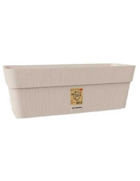VASO BALCONETTA ETHICA BIANCO CON RISERVA ACQUA - STEFANPLAST | Utensili Store