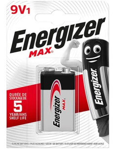 BATTERIE ENERGIZER ALKALINE 9V MAX TRANSISTOR 1604 - Senza Marca