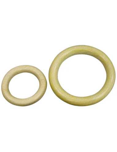 ANELLO SCORRITENDA LEGNO FRASSINO - Senza Marca | Utensili Store