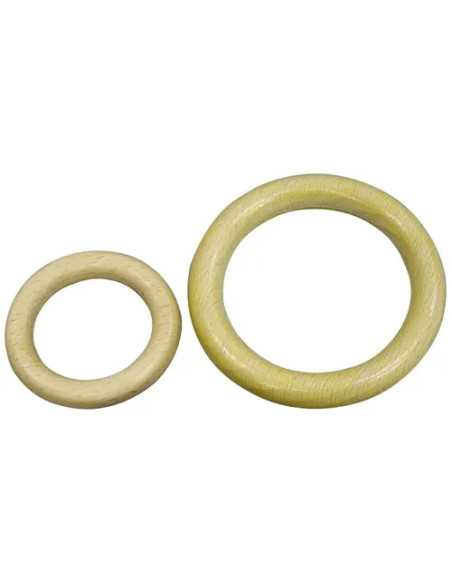 ANELLO SCORRITENDA LEGNO FRASSINO - Senza Marca | Utensili Store
