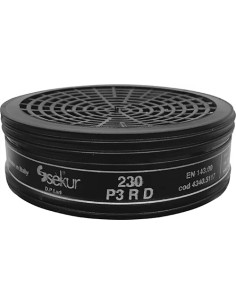 FILTRO PER MASCHERA POLIMASK GAMMA ANTIPOLVERE SERIE 230 P3 RD - Senza Marca