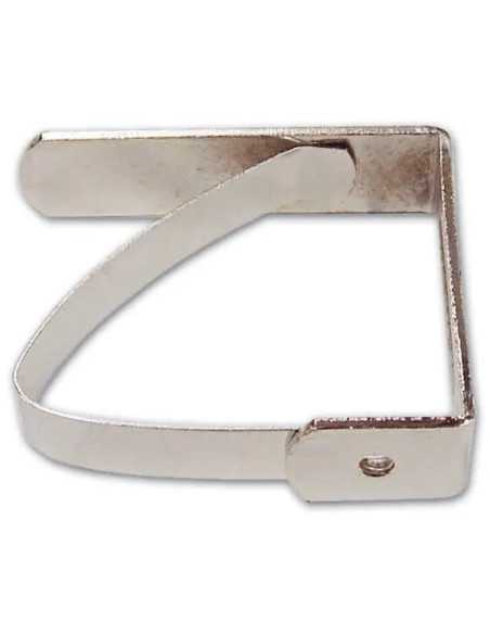 FERMATOVAGLIE CON MOLLA BIANCO - MINUTEX | Utensili Store