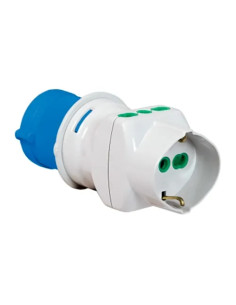 ADATTATORE INDUSTR. 1SPINA+2PRESE - FANTON