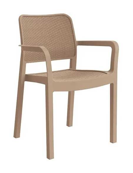 POLTRONA RESINA 'SAMANNA KETER' CAPPUCCINO - KETER | Utensili Store