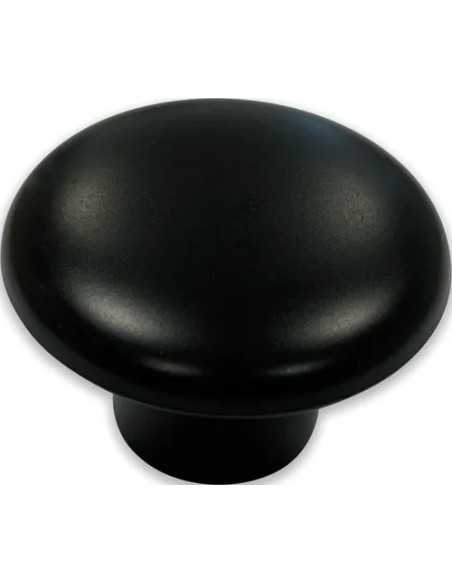 POMOLO PLASTICA LACCATO NERO - METAL-STYLE | Utensili Store