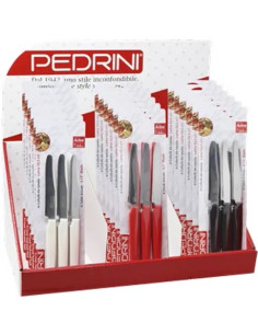COLTELLI DA TAVOLA 'PEDRINI' ESP.108PZ COL.ASSORTITI - PEDRINI