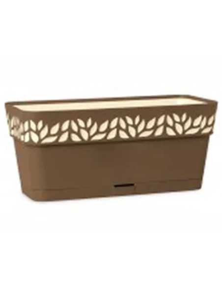 VASO BALCONETTA CLOE TORTORA CON RISERVA ACQUA - STEFANPLAST | Utensili Store