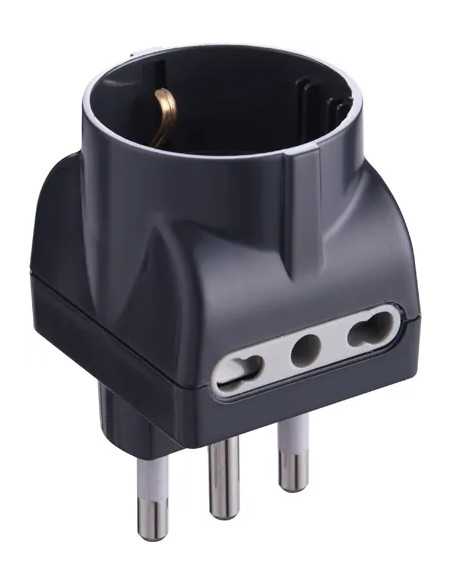 ADATTATORE TRIPLO SCHUKO - ELECTRALINE | Utensili Store