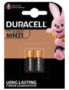 BATTERIE DURACELL ALKALINE PLUS MN21 TELECOMANDO 12V - Senza Marca