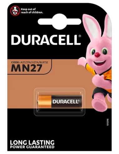 BATTERIE DURACELL ALKALINE MN27 12V - Senza Marca | Utensili Store