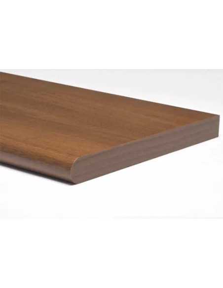 MENSOLA MELAMINICA STONDATO NOCE - UNOLEGNO | Utensili Store