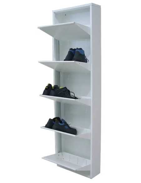 SCARPIERA METALLO 5 ANTE BIANCO - PROMETAL | Utensili Store