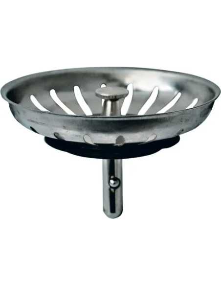 FILTRO LAVELLO CROMATO CON POMELLO - Senza Marca | Utensili Store