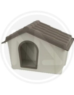 CUCCIA CANE RESINA TORTORA/BEIGE  - Senza Marca