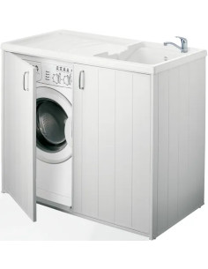 MOBILE COPRILAVATRICE+LAVATOIO IN RESINA PVC - NEGRARI