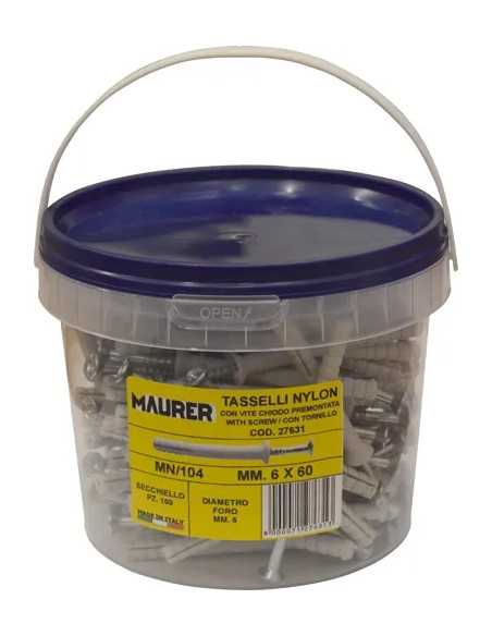 TASSELLO NYLON MAURER C/VITE A CHIODO - MAURER | Utensili Store