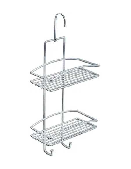 SUPPORTO PER DOCCIA DOPPIO C/GANCIO - Senza Marca | Utensili Store