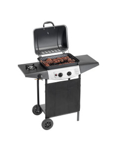 OMPAGRILL BARBECUE A GAS 'DOUBLE COOKING SYSTEM' A ROCCIA LAVICA 2