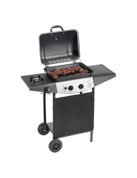 BARBECUE A GAS 'DOUBLE COOKING SYSTEM' A ROCCIA LAVICA - OMPAGRILL | Utensili Store