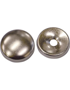 BORCHIA COPRIVITE OTTONE NICHELATO 14MM - Senza Marca