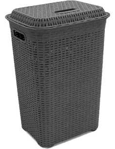 PORTABIANCHERIA LT 60 RATTAN GRIGIO ANTRACITE - DUPLAST