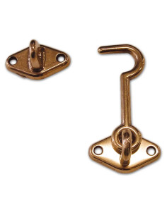 GANCIO SICUREZZA OTTONE LUCIDO DS - Senza Marca