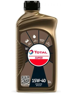 OLIO PER MOTORE AUTO TOTAL 15W40 SUPER 1LT - Senza Marca