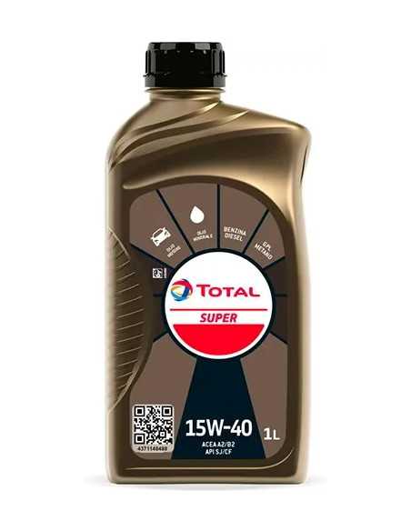OLIO PER MOTORE AUTO TOTAL 15W40 SUPER 1LT - Senza Marca | Utensili Store