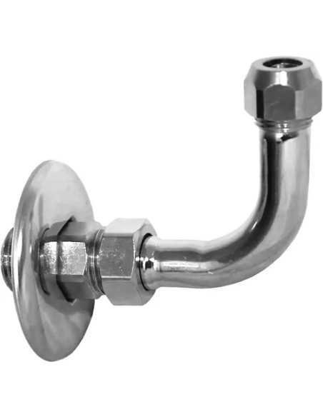 CURVETTA SOTTOLAVABO CROMATO - AMBROSIANA | Utensili Store