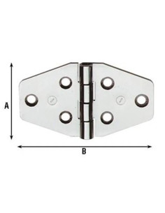 CERNIERA MOBILI NAUTICI INOX - Senza Marca